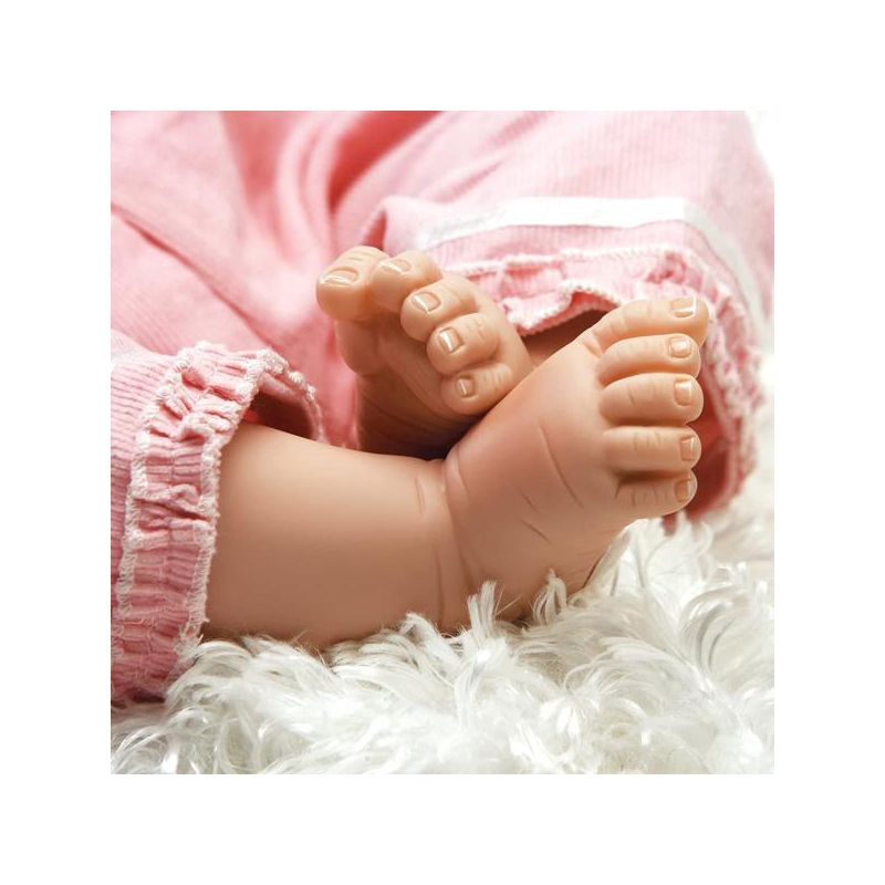 Paradise Galleries "Cuddle Bear Bella" Real Baby Doll. 21" Weighted Reborn Baby Doll with 5-Piece Baby Doll Clothes Set.  Age 3+, 5 of 8