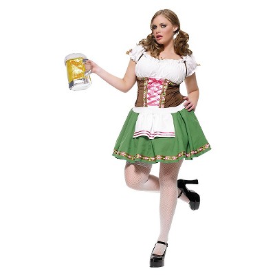  Adult Plus Size Gretchen Beer Garden Halloween Costume 3X 
