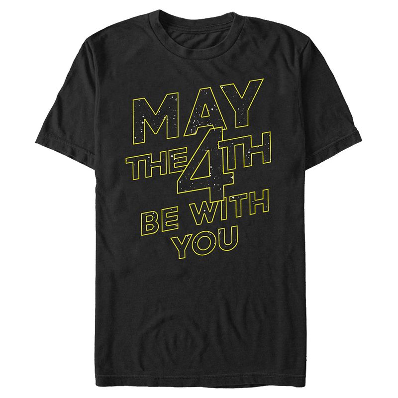 Men's Star Wars May the 4th Be With You Stars T-Shirt, 1 of 6