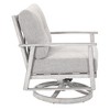 Cesicia 28'' X 31.5'' X 32.7'' In 360Â° Rotating Sofa Armchair(1 Seat) Cotton Linen Skin Friendly Fabric Ergonomic Design For Living Room & Bedroom - 3 of 4