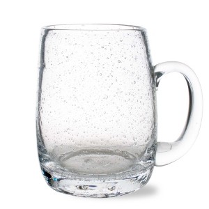 tagltd Bubble Glass Clear Glass Beer Mug, 16 oz - 1 of 3