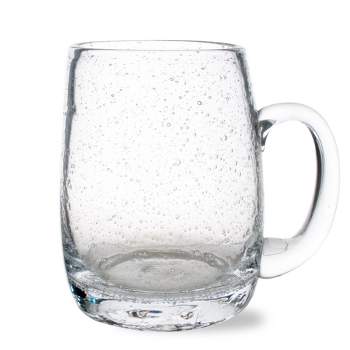 tagltd Bubble Glass Beer Mug 16 oz
