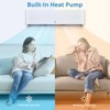 9000 BTUs Mini Split Air Conditioner, 23 SEER2 Inverter Mini Split AC/Heating System, Ductless Mini Split Heat Pump Wall Mount, Split AC Unit - 4 of 4