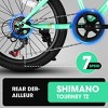 AENKYO 20-Inch Kids Mountain Bike for Boys and Girls, 7-Speed Shimano Twist Shifters,Teenager Children Bicycle - 4 of 4