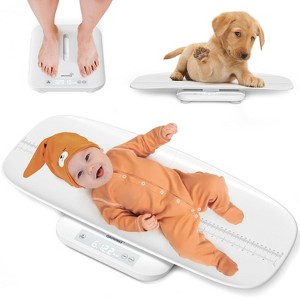 GROWNSY Baby Scale, Multifunctional Baby Weight Scale, Pet Scale for Puppy, Cat, Adult Scale Up to 330lbs with Hold Function - 1 of 4