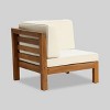 Oana 12pc Acacia U-Shaped Sectional Sofa Set with Fire Pit - Teak/Beige and Light Gray - Christopher Knight Home - 3 of 4