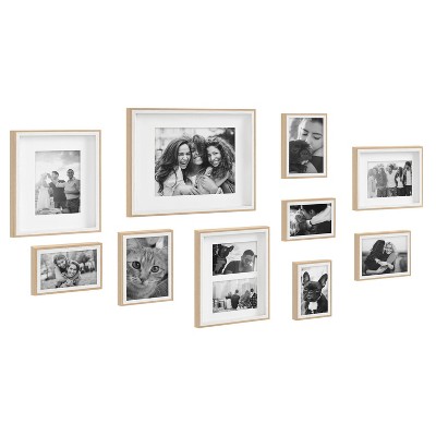 11x14 Frame for Two 5x7 Pictures Black Wood (10 Pcs per Box)