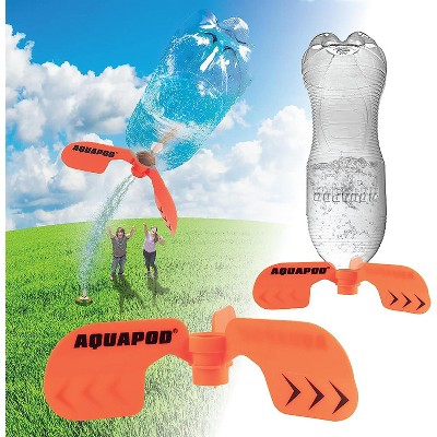 Curved Launcher Fins - Spirals in Air & Helicopters to Ground- STEM Gift