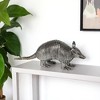 HomeRoots 18" Silver Resin Armadillo Figurine - 2 of 4