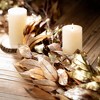 60"L Sullivans Artificial Fall Eucalyptus Garland Set of 3, Multicolor - 3 of 3