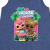 Girls' - Lol Surprise! - Lol Hos Palm Trees Graphic Sleeveless Aline Dress - 2 of 4
