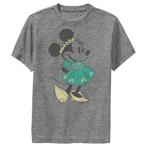 Boy's Disney Flower Girl Minnie Performance Tee - 1 of 4