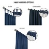Thermalogic Weathermate Topsions Room Darkening Provides UV Protection Curtain Panel Pair Navy - 3 of 4