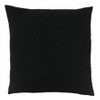 20"x20" Oversize Embroidered Mudcloth Design Square Throw Pillow Cover Black - Saro Lifestyle: Geometric Cotton Zipper - 2 of 3