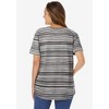 Woman Within Plus Size Notch-Neck Pocket Tee - 3 of 4