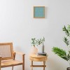 Deny Designs Maritza Lisa Tropical Blooms Pattern Bamboo Framed Wall Art Blue - 2 of 3