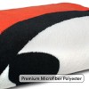 Just Funky Dragon Ball Z Custom Goku Symbol Lightweight Fleece Blanket | 45 x 60 Inches - 4 of 4