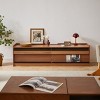TV Stand With Storage,Modern TV Stand With Built-In Charging Ports And Ambient LED Lighting And Drawers,TV Stand For 70 Inch TV-Cuddlewood - 2 of 4