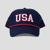 Wemco Men's USA Baseball Hat - Navy Blue - 2 of 4