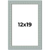 PosterPalooza | Refined Blue Picture Frame - UV Acrylic, Foam Board Backing, Hanging Hardware - 2 of 4