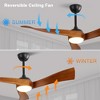 Sofucor 52'' Ceiling Fan with Light and Remote Control for Bedroom and Living Room - 2 of 4