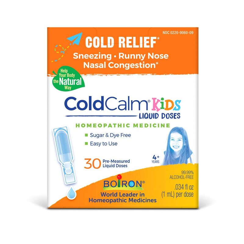 Boiron ColdCalm Kids Homeopathic Medicine For Cold Relief  -  30 Doses Liquid, 3 of 5
