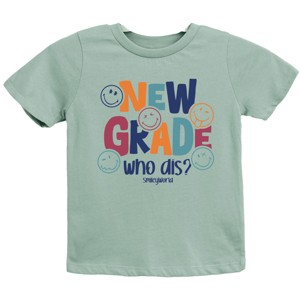 The Juniper Shop SmileyWorld New Grade Who Dis? Youth Short Sleeve Tee - 1 of 4