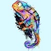 Boy's Design By Humans chameleon By alnavasord T-Shirt - 2 of 3