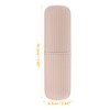 Unique Bargains Portable Toothbrush Organizer Cases Traveling Toothbrush Holders Case Plastic 7.60"x2.44"x2.24" 1 Pcs - 4 of 4