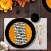 Posh Setting Black, Orange & Gold Disposable Plastic Party Bundle - Organic (30 Settings) - 2 of 2