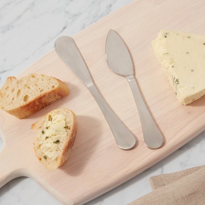 2pk Stainless Steel Cheese Knives Threshold™ Target