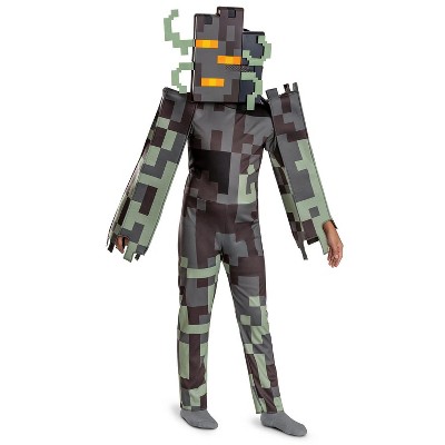Disguise Boys' Minecraft Creaking Jumpsuit Costume - Size 7-8 - Brown ...