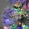 NicBex 3ft Prelit Snow Flocked Artificial Christmas Trees Set of 2 with 220 Branch Tips and 180 LED Lights for Indoor Decor, White - 4 of 4