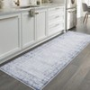 Vintage Washable Large Area Rug for Bedroom Living Room, Bordered Non Slip Floor Carpet for Dining Room, Retro Accent Throw Mat - 3 of 4