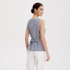 Women's Front-Button Tank Top - A New Day™ Blue Striped - 2 of 4