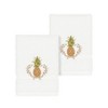 Linum Home Textiles 100% Turkish Cotton WELCOME Embellished Towel Set - 2 of 3