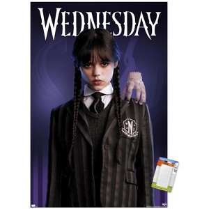 Trends International Wednesday - Wednesday and Thing Unframed Wall Poster Prints - 1 of 4