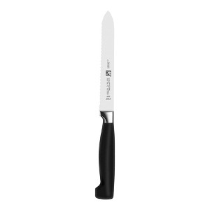 ZWILLING Four Star 5-inch Serrated Utility Knife - 1 of 4