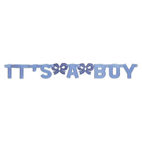 It S A Boy Banner Target