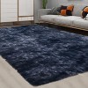 Shaggy Area Rug Modern Indoor Plush Fluffy Rugs Soft and Comfy Velvet Faux Fur Carpet Rugs for Bedroom Living Room Nursery - 2 of 4