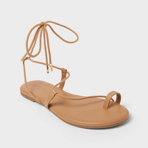 Women's Ivana Footbed Toe Ring Sandals - Universal Thread™ - 1 of 4