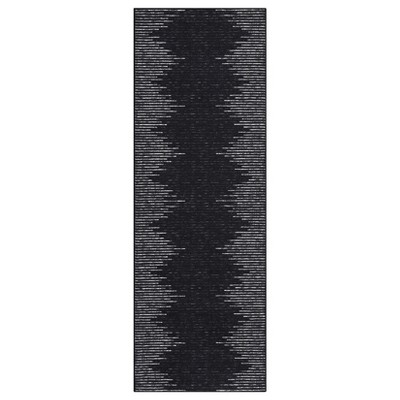 Indoor Modern Soft Washable Area Rugs with Stripped Lines Print for Bedroom Living Room