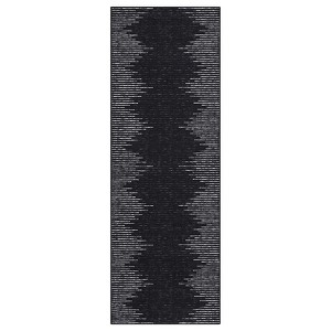 Indoor Modern Soft Washable Area Rugs with Stripped Lines Print for Bedroom Living Room - 1 of 4