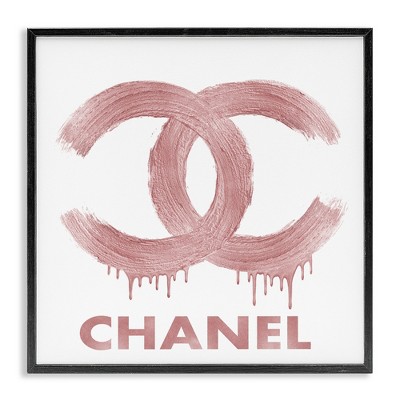 Stupell Industries Dripping Paint Fashion Brand, 17" x 17"