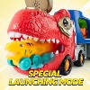 Joyfy Dinosaur Truck Toys, Carrier Truck Toys with 6 Rubber Car Vehicles, with Music & Lights Birthday Gift for Kids Toddlers 2 3 4 5 6 Years Old - 3 of 4