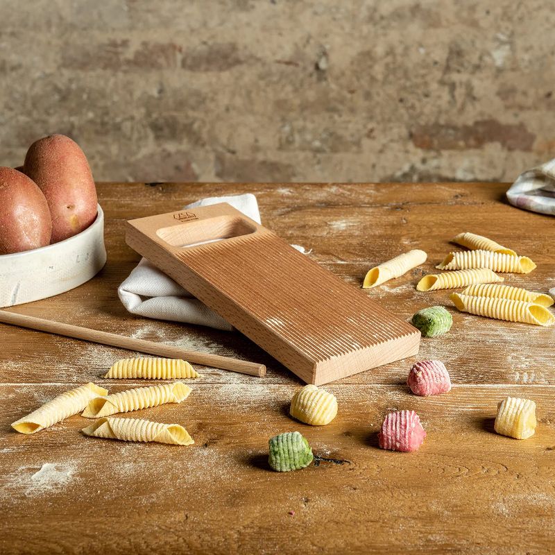 Marcato Gnocchi Board with Garganelli Rod, Made in Italy, 2 of 5