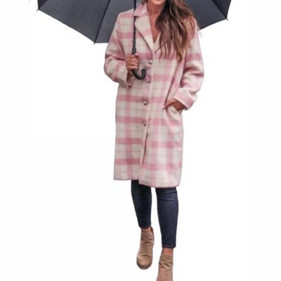 Women's Cover Girl Plaid Coat - Jess Lea