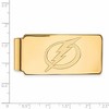 Black Bow Jewelry 10k Yellow Gold Tampa Bay Lightning NHL Money Clip - 2 of 3