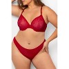 Smart & Sexy Lace Trim Thong Panty 2 Pack - 4 of 4
