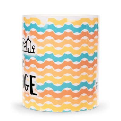 Elanze Designs Be the Village #Foster 11 Ounce White Ceramic Coffee Mug